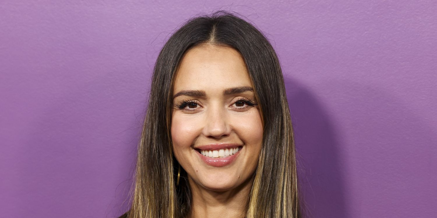 Jessica Alba Dares to Impress in Peekaboo Bra and Unbuttoned Style