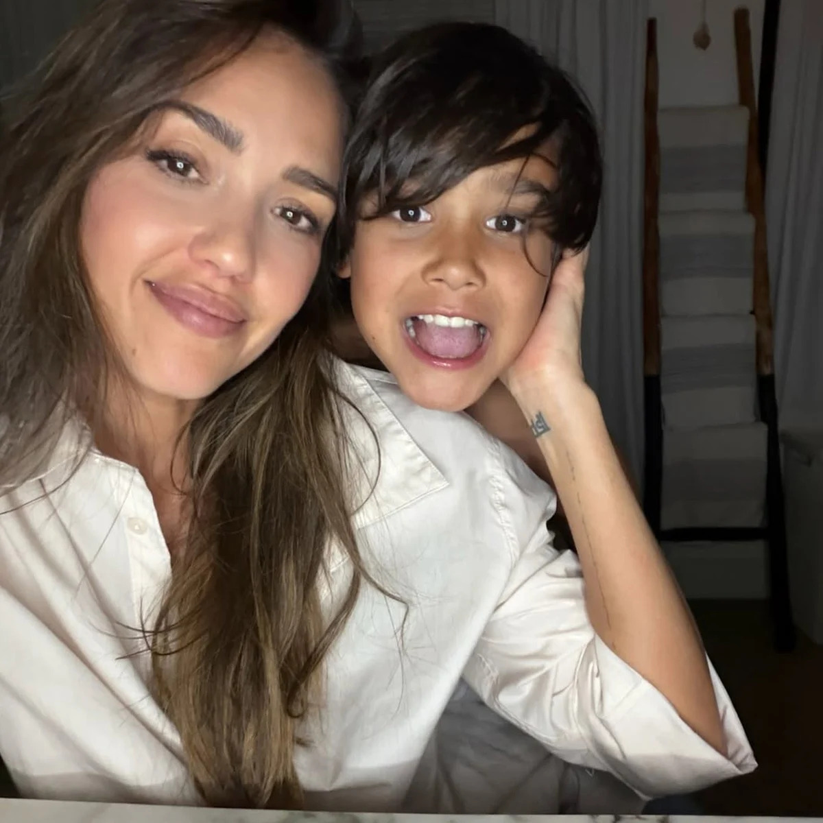 Jessica Alba's son is her mini-me in stunning rare photos