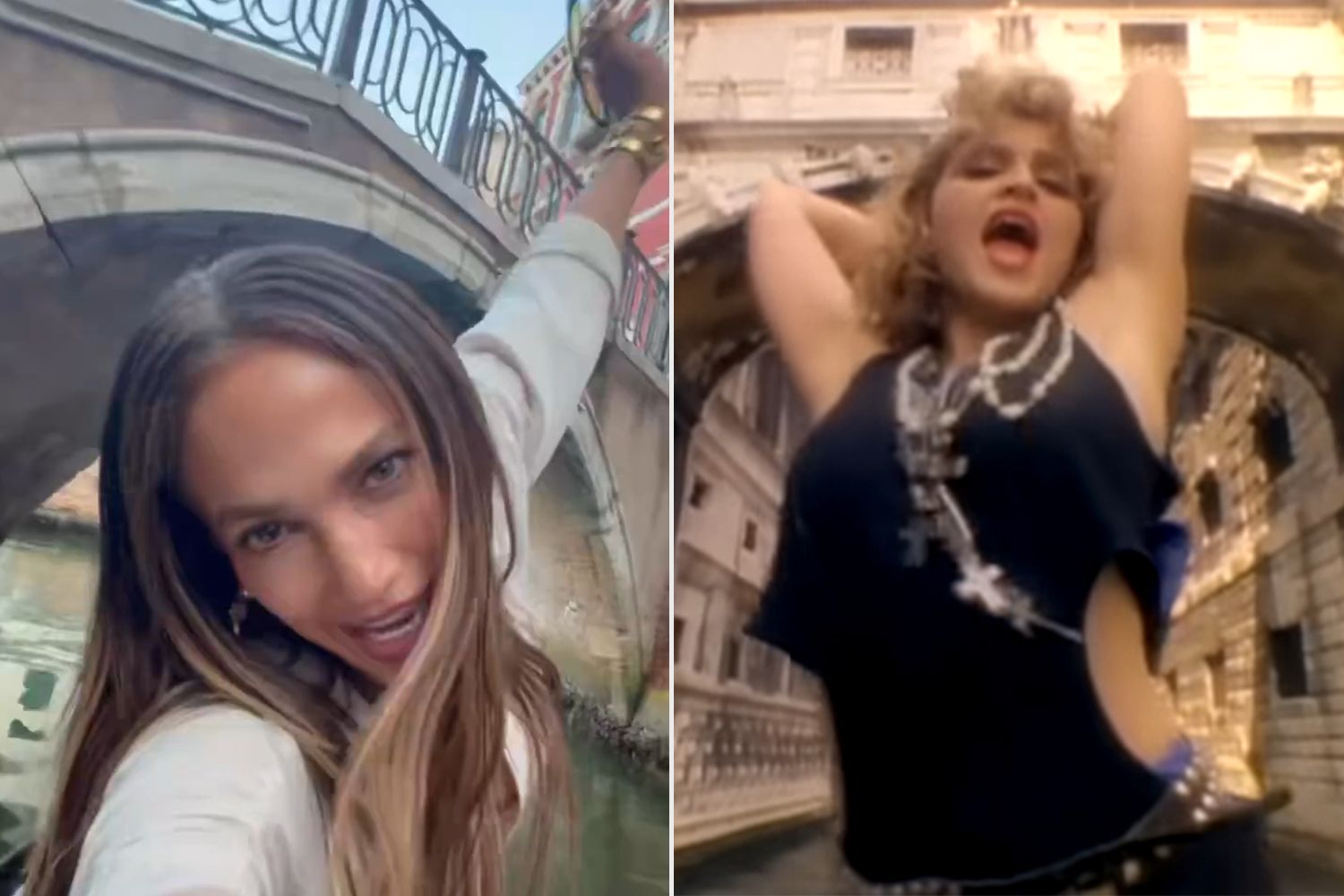 Jennifer Lopez’s Venetian Adventure: Recreating a Madonna Classic!