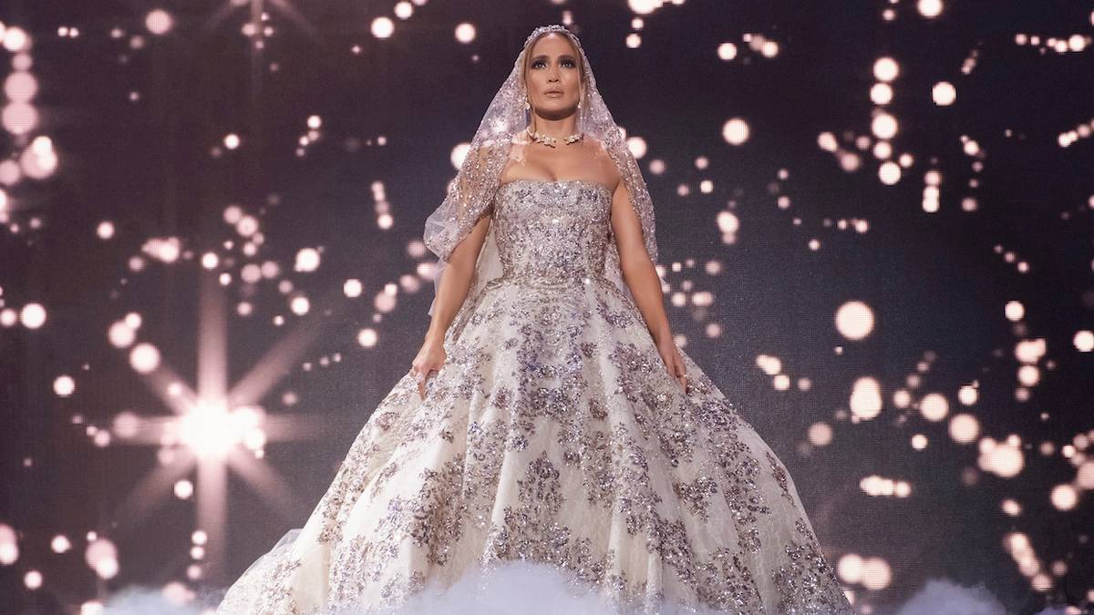 The shocking weight of Jennifer Lopez's Marry Me wedding dress revealed