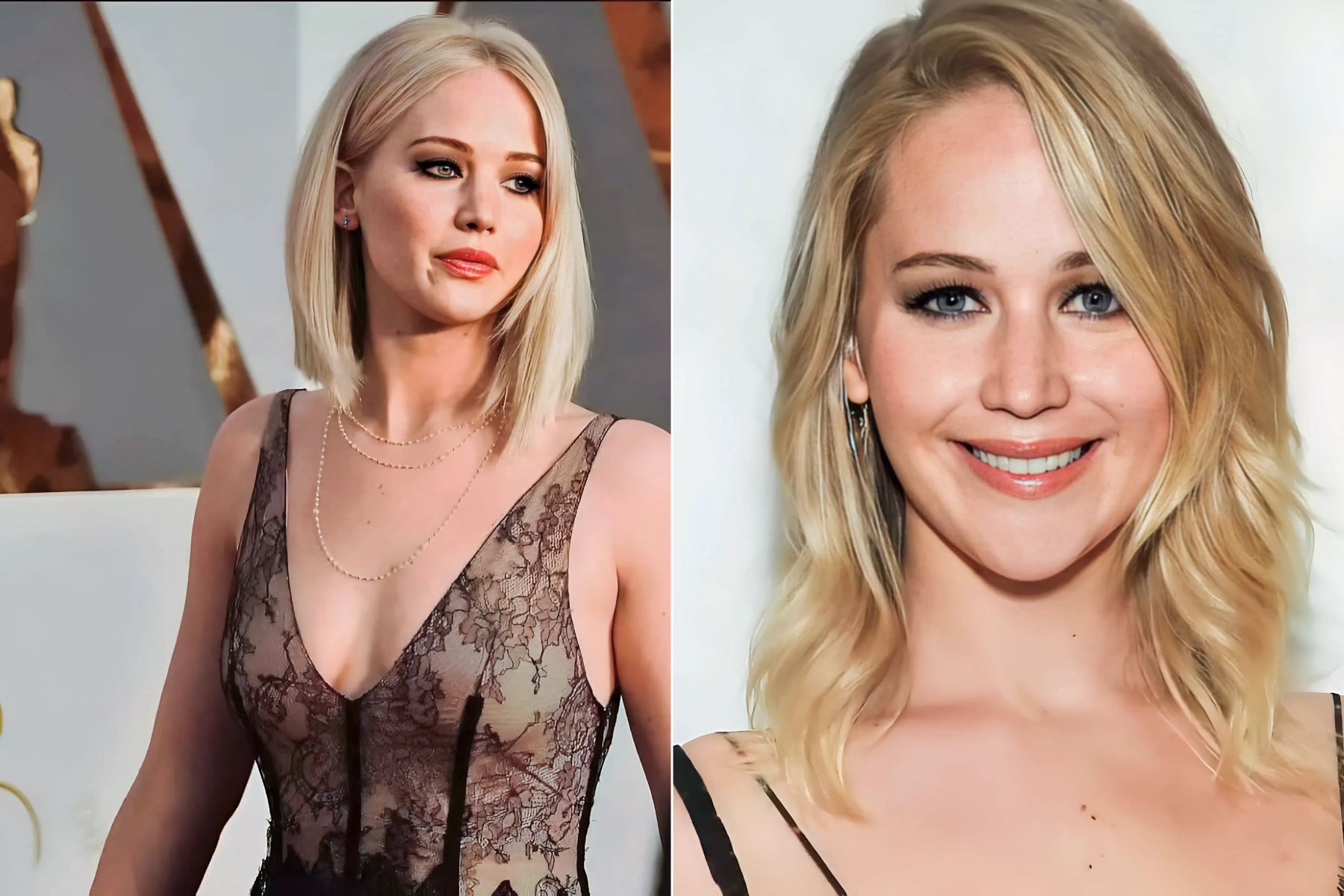 Jennifer Lawrence Brushes Off Her Wardrobe Malfunction Like a Pro