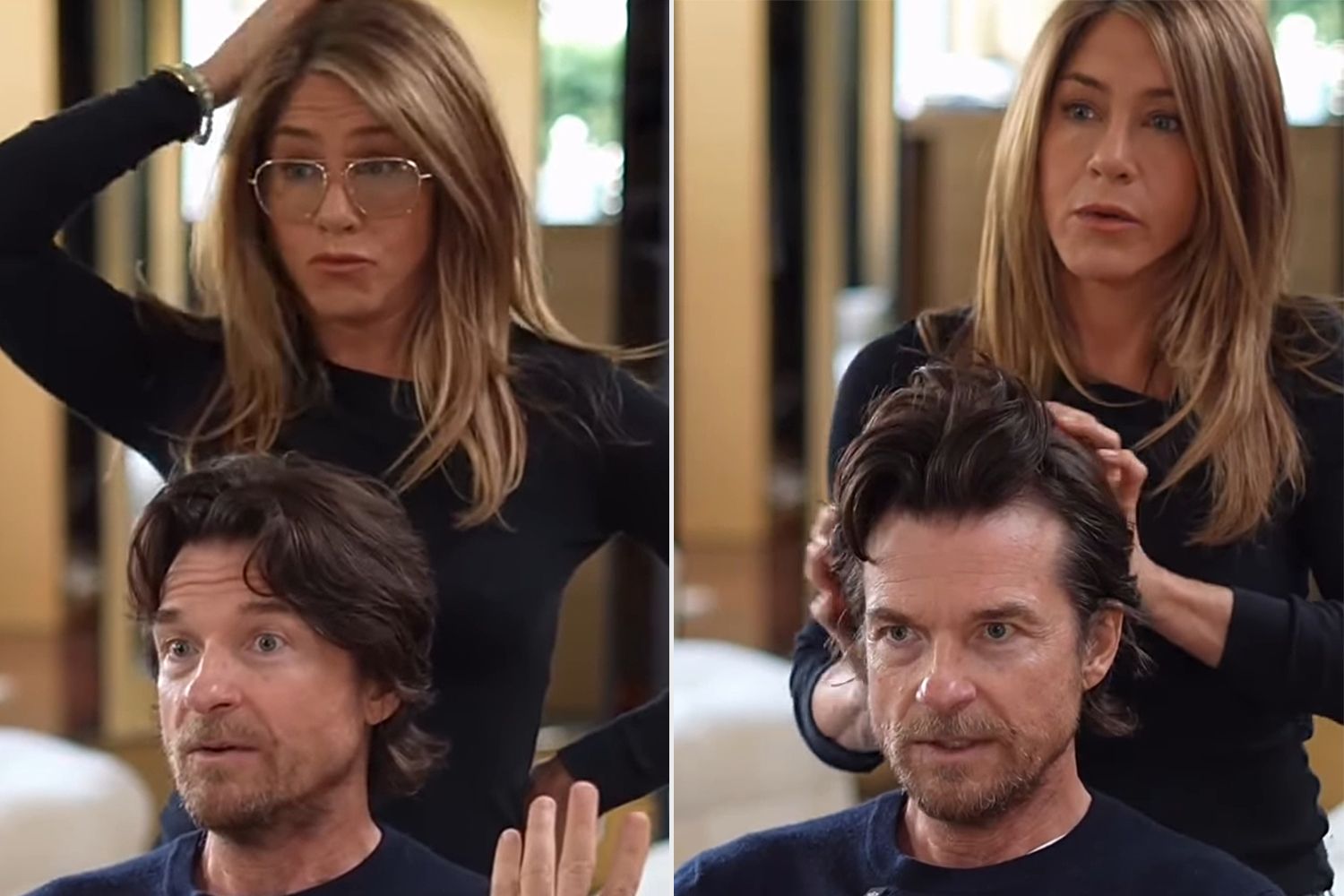 Jennifer Aniston Reveals the Hair Tip She Loves from Jason Bateman