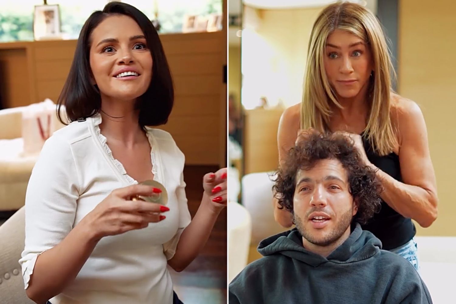 Selena Gomez’s Epic Hair Makeover at Jennifer Aniston’s House Revealed