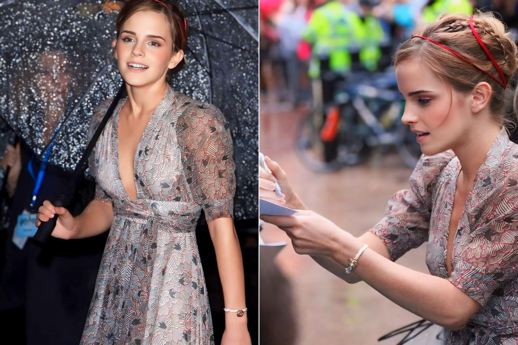 Fans react after rare photos of Emma Watson on a yacht with a mystery companion circulate online