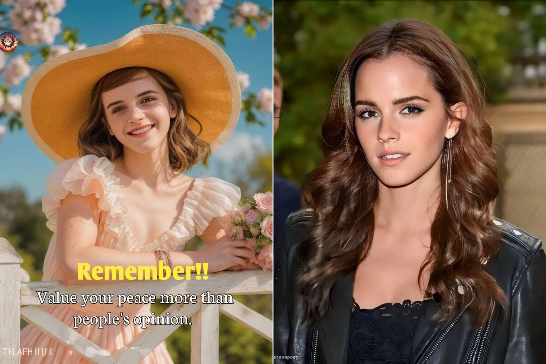 J.K. Rowling calls Emma Watson 'ignorant' after the actress offered a conciliatory gesture