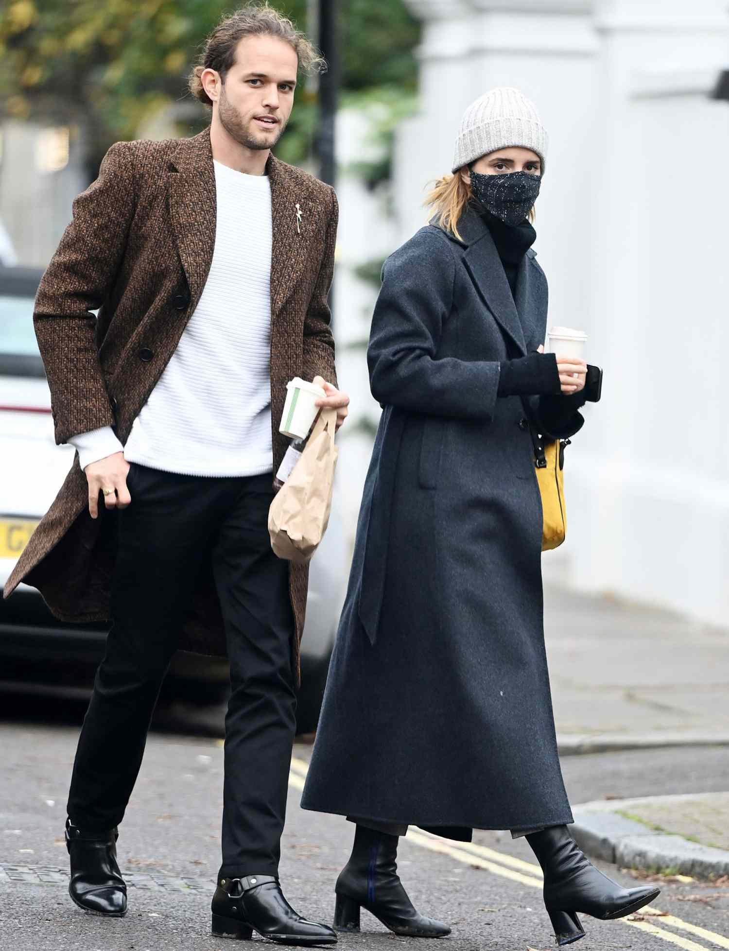 Emma Watson and Leo Robinton Seen Together in a Rare London Outing