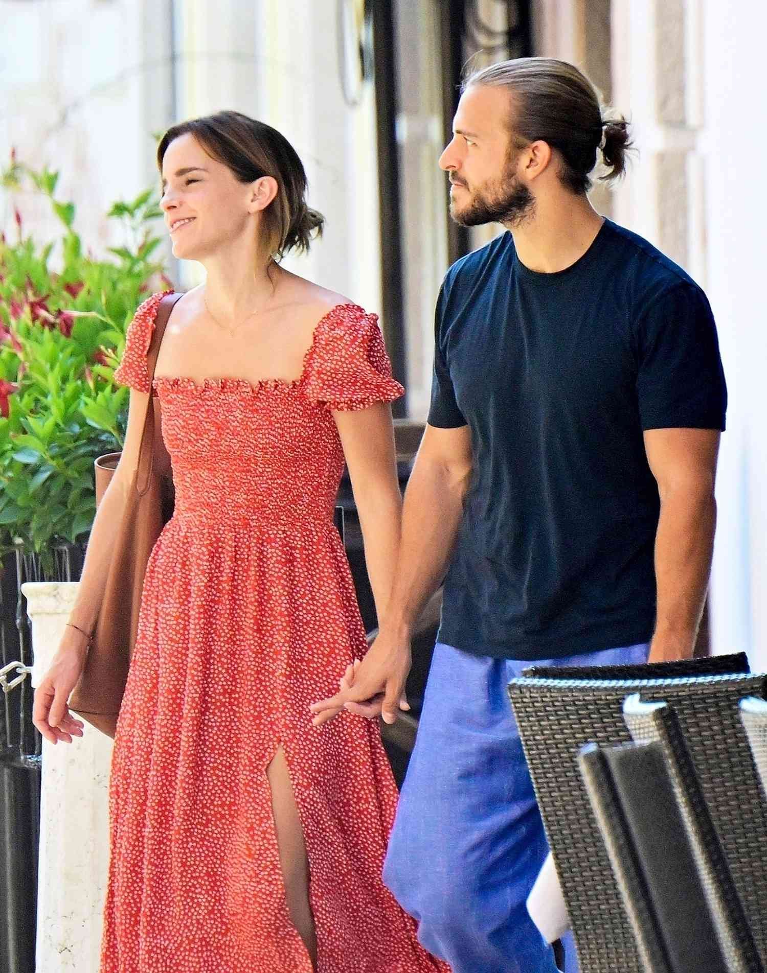 Emma Watson and Brandon Green Share Hand-in-Hand Photos During a Venice Outing