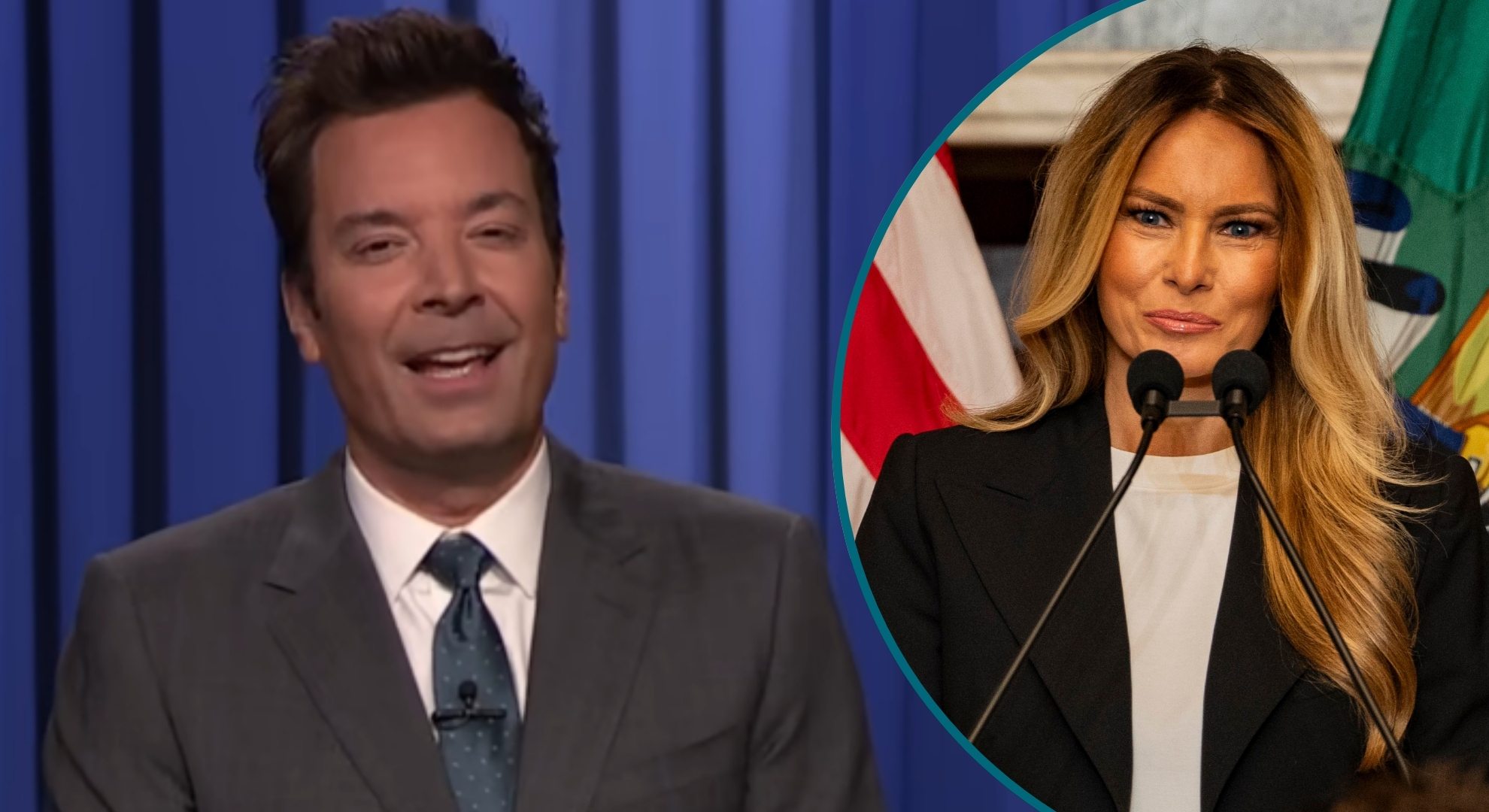 Jimmy Fallon risks wrath of Trump with joke about Melania Trump amid her month-long absence from public eye