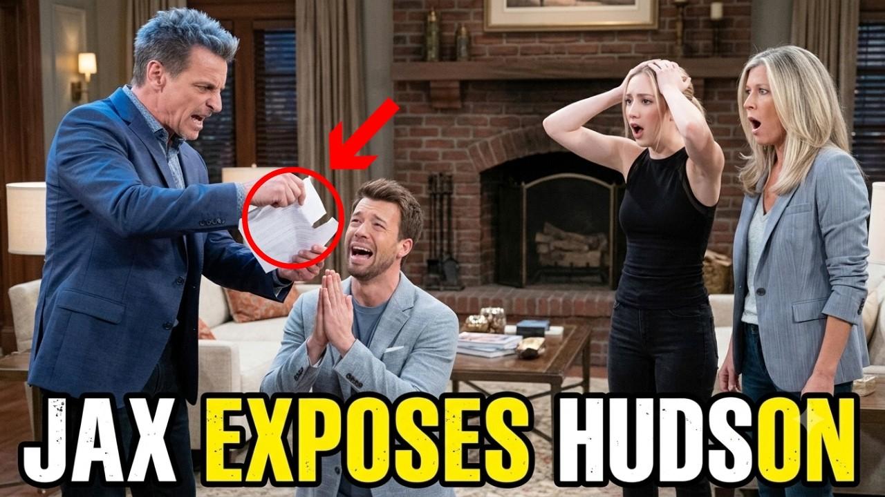 Jax returns to Port Charles and exposes Hudson as a fraud General Hospital Spoilers