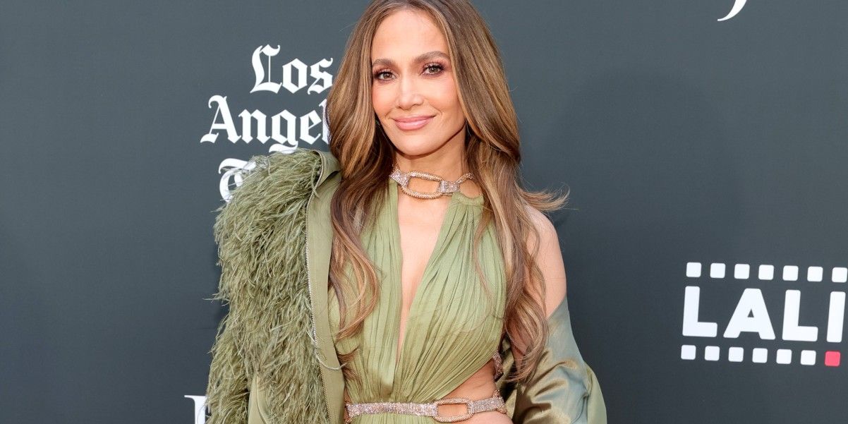 Jennifer Lopez Bares Her Toned Arms in a Plunging Black Bodysuit With a Surprising Cutout for a Midday Gym Session